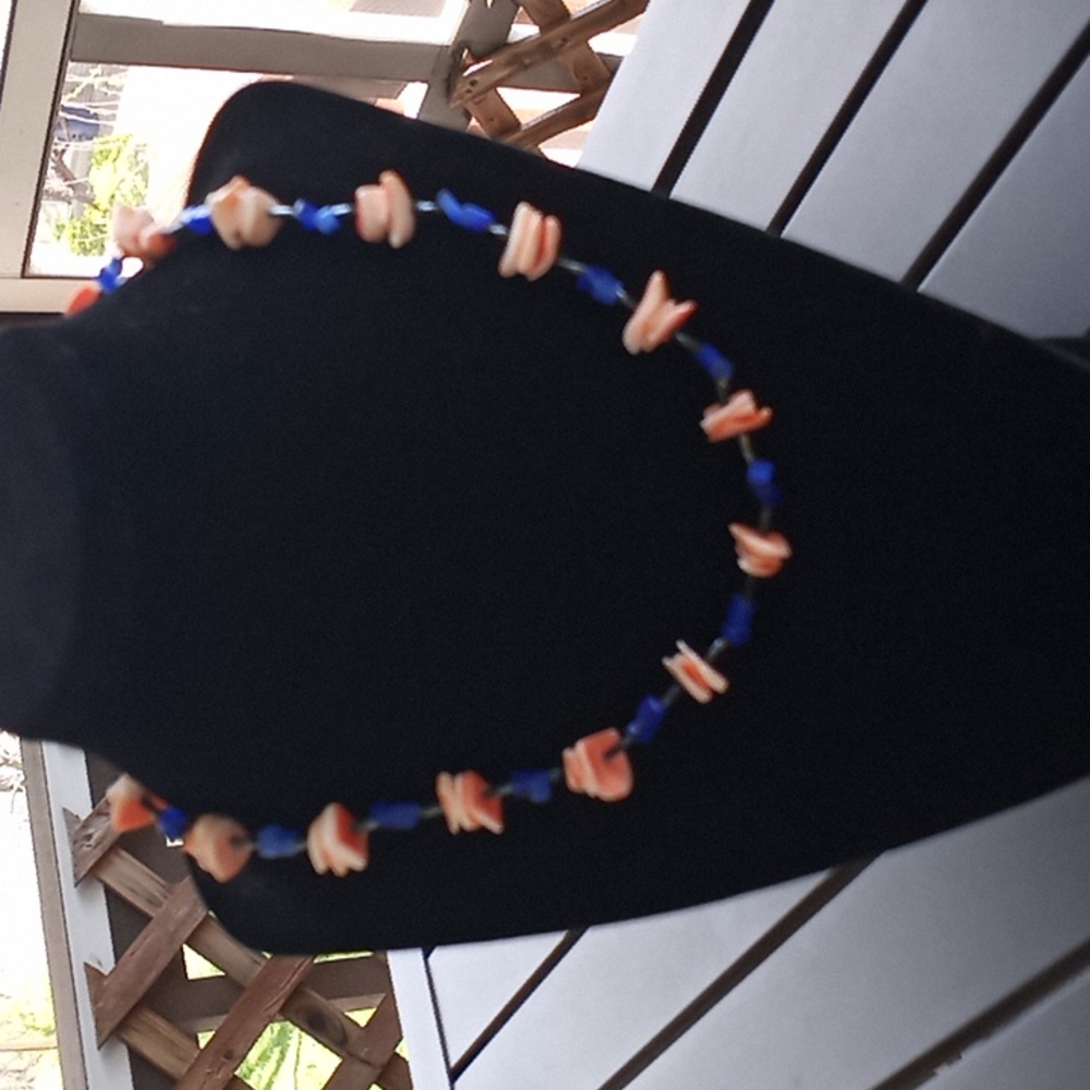 Mexican jewelry Coconut Conch beaded Necklace